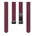 Pikkukuva 4 / 5: Garmin Lily 2 -silikoniranneke magneettisella taittolukolla Wine Red Black Buckle