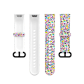 Miniatyrbillede 5 af 5: Mønstret printet urrem i silikone - Justerbar smart watch rem til Xiaomi Redmi Watch/Mi Watch Lite Multicolor D Other Xiaomi Models
