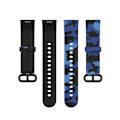 Miniatyrbillede 5 af 5: Mønstret printet urrem i silikone, justerbar smart watch rem til Xiaomi Redmi Watch/Mi Watch Lite Blue G Other Xiaomi Models
