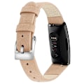 Pikkukuva 1 / 5: For Fitbit Inspire / Inspire HR älykellohihna, ylin kerros naudannahkaa, rannehihna, KOKO L-6,7-8,1 tuumaa Matte Brown