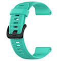 Miniatyrbillede 2 af 5: For Garmin Forerunner 945/ 935 Udskiftning Rem Stål Spænde Tekstureret Silikone Urrem Lake Blue