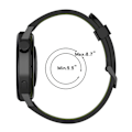 Pikkukuva 3 / 4: 20 mm silikonikellon watch Garmin Venu 2 Plus -puhelimeen Red Black