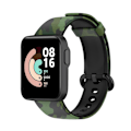 Miniatyrbillede 2 af 5: Mønstret printet urrem i silikone, justerbar smart watch rem til Xiaomi Redmi Watch/Mi Watch Lite Green H Other Xiaomi Models