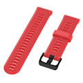 Miniatyrbillede 2 af 4: Til Garmin Forerunner 945/ 935 Udskiftning Rem Stål Spænde Tekstureret Silikone Urrem Red
