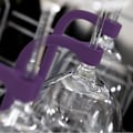 Miniatyrbild 4 av 5: Silikondiskmaskintillbehör Silikon Stemware Saver Flexibel Stemwarehållare Diskmaskin Vinglasskydd 4pcs