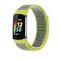 Pikkukuva 1 / 5: Hihna Fitbit Charge 5 -älykellolle Watch Urheilu Nylon Loop Rannekoru Ranneke Correa Pulsera Fitbit Charge 5 Band Bright yellow