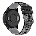 Miniatyrbild 3 av 5: Klockarmband för Garmin Vivoactive 4/Garmin Forerunner 255 Klockarmband Rutnät Textur Ersättningsklocka Black Grey D Garmin Forerunner 255