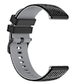 Miniatyrbilde 5 av 5: Klokkestropper for Garmin Vivoactive 4/Garmin Forerunner 255 klokkebånd Grid Texture erstatningsklokke Black Grey D Garmin Forerunner 255