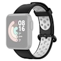 Miniatyrbillede 1 af 5: Dual-Color Hollow Silicone Watchband Rem til Xiaomi Redmi Watch 2 A Other Xiaomi Models