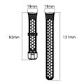 Miniatyrbillede 5 af 5: Åndbar silikone smart watch rem til Huawei Band 8 - behagelig at have på Pink