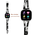 Miniatyrbilde 3 av 4: For Fitbit Versa 2 Rem Black Ash Flower