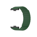 Miniatyrbild 5 av 5: Silikonögla för MiBand 8 Pro Smartwatch Fashion armband magnetiskt armband Army green