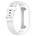 Miniatyrbillede 4 af 5: Til Garmin Vivosmart 5 Anti-scratch silikone urrem med etui beskytter håndledsrem White, White B Garmin Vivosmart 5