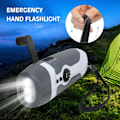Pikkukuva 4 / 5: Mini 3 Led käsikammennettava taskulamppu kannettava FM-radio, harmaa