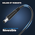 Miniatyrbillede 2 af 5: Oplader til 90W HP Pavilion DV6 DV7 DV3 DV4 DV5 G6 G7 G60 Series Elitebook 810 820 Adapter