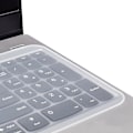 Miniatyrbillede 5 af 5: 14.3 X 5.2 Tommer Silikone Tastatur Cover Til 15.6 Tommer 17.3 Tommer Bærbare Computere Med Numerisk Tastatur (Ren)