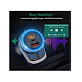 Miniatyrbillede 5 af 5: Bluetooth 5.1 Bil FM Transmitter 24W PD & 18W QC3.0 Opladningsport Håndfri Opkald Bluetooth Afspilning Sort
