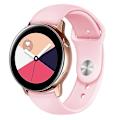 Miniatyrbild 2 av 5: 20 mm silikonklockarmband för Samsung Galaxy Watch6 Classic 47 mm 43 mm Pink