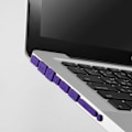 Miniatyrbild 3 av 5: Antistoft dammpluggfärgglatt laddningsportpropp för Macbook Notebook Green