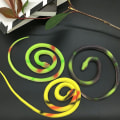 Miniatyrbild 3 av 5: Miljövänlig gummi Snake Prank Toy Mjuklim Fake Snake Halloween Prank Toy Snake Green