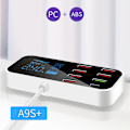 Miniatyrbillede 4 af 5: 8 porte billader til bil, adapter til tablet, USB-oplader, Qc3.0 hurtig telefonoplader