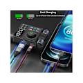 Miniatyrbilde 4 av 4: Multifunksjonell Bluetooth FM-sender for bil Bluetooth 5.3, lydjustering, live stemme (svart)