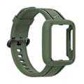 Miniatyrbillede 4 af 5: Håndledsremme til Xiaomimi Watchmi Watch 2/Mi Watch Lite/Mi Watch Lite 2 Smart Watch Rem Blød Håndledsrem Dark green, Blackish Green L Xiaomi Redmi Watch 2 L