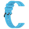 Pikkukuva 4 / 4: Rannekkeet 20mm Teksturoidut Älykellohihnat Huawei Watch GT3/Watch GT:lle, Urheilutyyli Korvattu Ranneke Azure, Sky Blue I Huawei Watch GT3