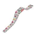 Miniatyrbillede 1 af 2: Urrem til Garmin Vivofit 3, udskiftningsrem, længde: 23 cm - farverig linje C Garmin Vivofit 3