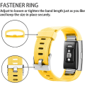 Miniatyrbild 3 av 5: Ersättningsband som är kompatibla för Fitbit Charge 2, Classic & Special Edition justerbara sportarmband Large Lemon Yellow
