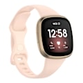 Pikkukuva 1 / 4: For Fitbit Versa 4 / Versa 3 / Sense TPU-ranneke L Sand Pink