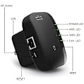 Miniatyrbillede 4 af 5: Wi-Fi Forstærker Repeater 300 Mbps (Sort)