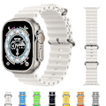 Pikkukuva 3 / 5: Rannekkeet Apple Watch Series 8/7 41mm/Series 6/5/4/SE/SE (2022) 40mm/Series 3/2/1 38mm Ocean Red, Red F Apple Watch SE (2023)