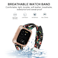 Miniatyrbillede 4 af 4: Til Fitbit Versa 2 Rem Til Fitbit Versa 2 Black Safflower