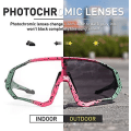 Pikkukuva 3 / 5: Pyöräilylasit Miesten Photochromic Aurinkolasit Naiset Mtb Maastopyörä Polkupyörä color 5
