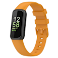 Miniatyrbillede 1 af 4: Silikoneurrem til Fitbit Inspire 3 S Yellow