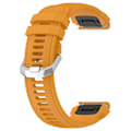 Miniatyrbillede 2 af 5: Silikoneurrem til Garmin MARQ/Approach S62/S60, udskiftningsurrem med honeycomb-tekstur Yellow