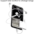Pikkukuva 2 / 5: IPhone kuulokeadapteri 2 in 1 Lightning - 3,5 mm