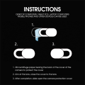 Miniatyrbillede 5 af 5: Webcam Cover Slider Stickers til Computer, MacBook Pro/Air, iPhone, Tablets, PC, iPad, iMac, Mobiltelefon, Privacy Blocker Sliding Shield, Anti-Spy