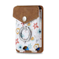Miniatyrbilde 1 av 5: Magnetisk Magsafe kortholder, malt ring kortholder, N52 bak klistremerke kortholder Brown