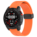 Miniatyrbillede 4 af 5: Sort spænde 20mm silikone urrem til Garmin Fenix 7s/7s Pro/instinct 2s/fenix 6s urrem Orange