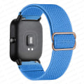 Miniatyrbillede 1 af 5: 20mm/22mm Rem For Amazfit Gts 4/2e/3/gts2 Mini/gtr 4/3/pro/gtr2/47mm/stratos Nylon Elastisk Urarmbånd Amazfit Bip Rem blue 22mm
