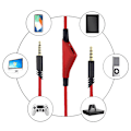 Miniatyrbilde 2 av 5: Volumkontroll Slitasjebestandig Gaming Headset Wire For Astro A10 A40 A30