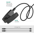 Miniatyrbillede 5 af 5: 2-pak oplader til Garmin Forerunner 235/35/35J/64/230/630/645/645 Music/735XT/Vivomove HR/Approach S20/G10/Lily Watch