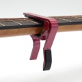 Miniatyrbilde 1 av 5: Gitar Capo for akustisk klassisk elektrisk gitar Aluminiumslegering Tuning Clamp Gitartilbehør Capotraste Guitarra red