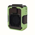 Miniatyrbillede 1 af 5: Ventilator - Bærbar USB genopladelig taljeventilator, 4000 mAh batteri (Grøn)