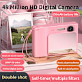 Pikkukuva 3 / 5: Retro Ccd-korttikamera, aloittelijan tasoinen Dslr-kamera, 4K-kaksoiskamera täydentävä valaistus sininen