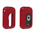 Miniatyrbillede 4 af 4: Blød silikoneetui til Xiaomi Smart Band 8 Pro, stødsikkert smartwatch-rammecover Wine Red