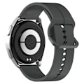 Miniatyrbillede 1 af 5: Til Samsung Galaxy Watch 3 45mm/Huawei Watch GT3 SE Universal Watch Strap 22mm Silikone Justerbar Rem Dark Grey