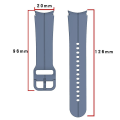 Miniatyrbilde 5 av 5: Sport silikonrem for Samsung Galaxy Watch 5/4 44mm 40mm Armbånd Armbånd Galaxy Watch 5 Pro 45mm/4 Classic 46mm 42mm bånd watch 4 classic 42mm official Wine red